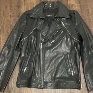 Convertible “Two-Piece Leather Jacket” - NWTs - Size M